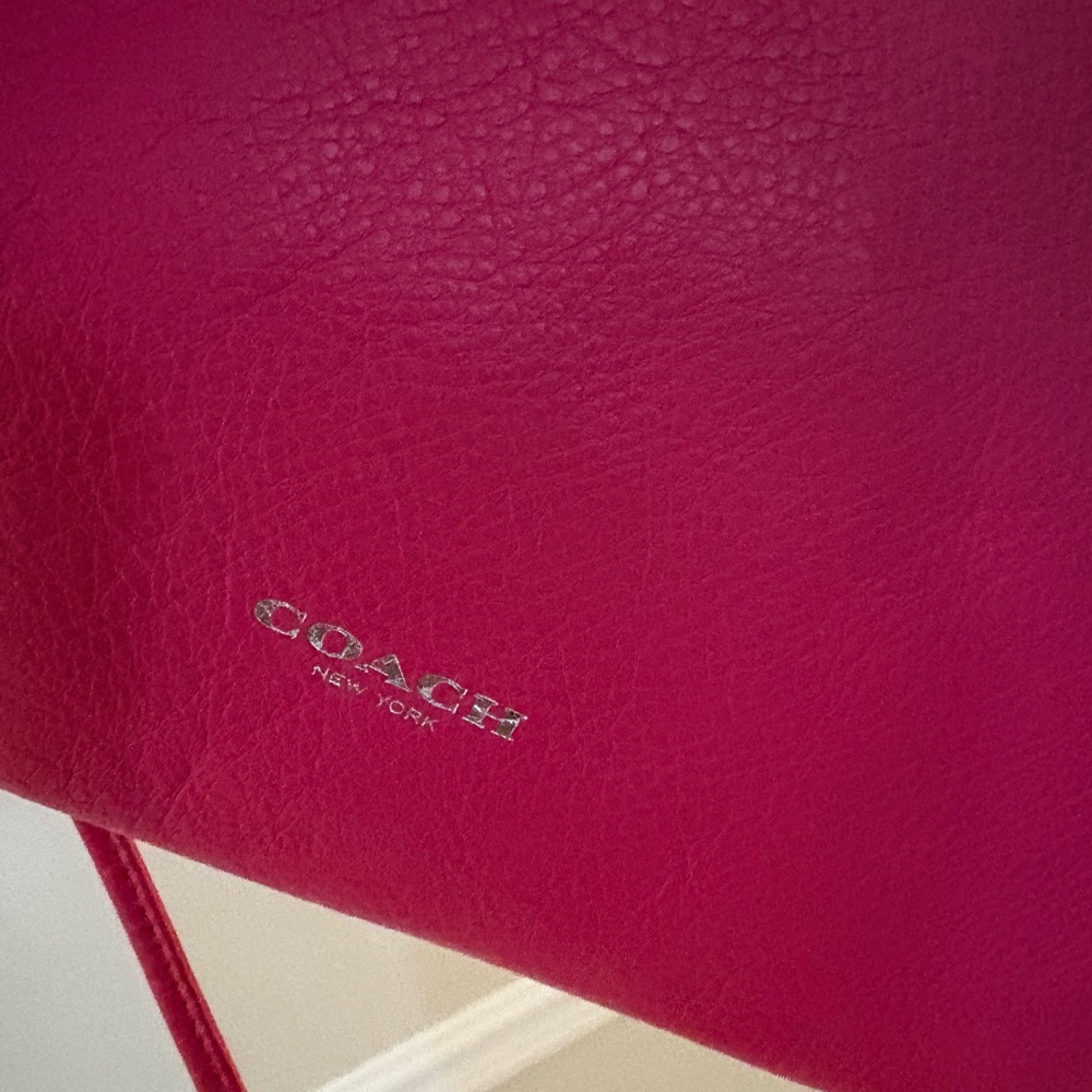 Coach Bleecker Hot Pink Daily Shoulder Bag (Style No. 29461). Like New - Picture 12 of 16